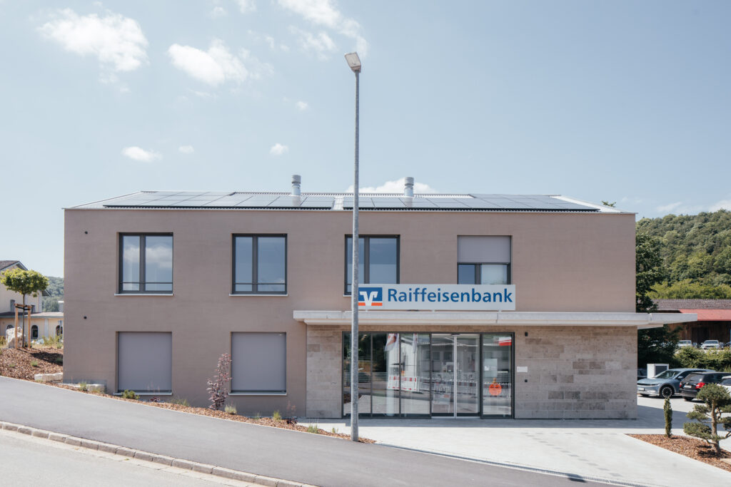 Neubau einer Filiale der Raiffeisenbank in Pappenheim